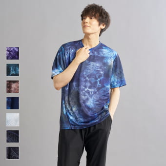 氷撃冷感(R)-10℃プリント半袖Tシャツ