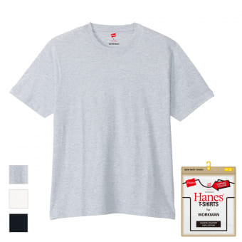 ヘインズベーシッククルーネックＴシャツ