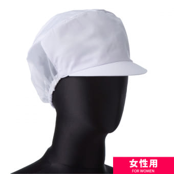 女性用消臭テープ付きフード帽子