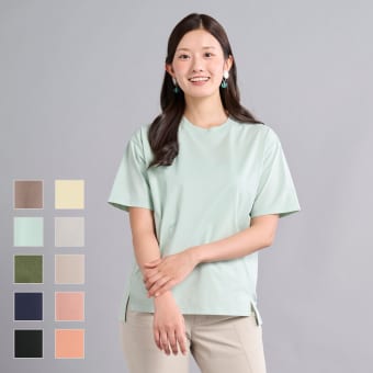 レディースドライサイドポケットT