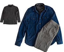 冬の服は暖かいのが一番!ムーブフラッシュブロックフリースハイネック