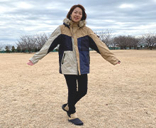 ロングシーズン着られる！ディアマジックダイレクトグラミテック綿防風防寒2WAYジャケット