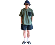 シンプルなのに機能満載「耐久撥水水陸両用半袖Tシャツ・ショートパンツ」はアクティブな夏の必需品